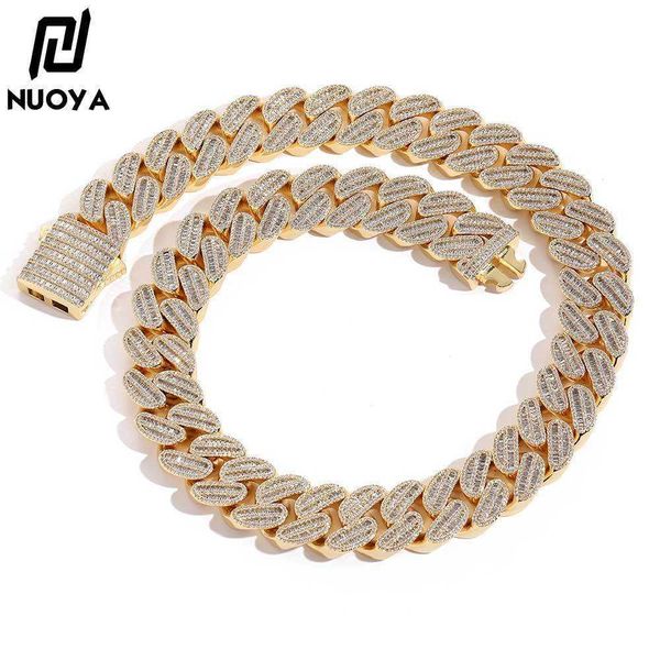 hip-hop 20mm mixed with t square zircon cuban chain fashion brand personalized men's necklace jewelry, Silver
hip-hop 20mm mixed with t square zircon cuban chain fashion brand personalized men's necklace jewelry, Silver