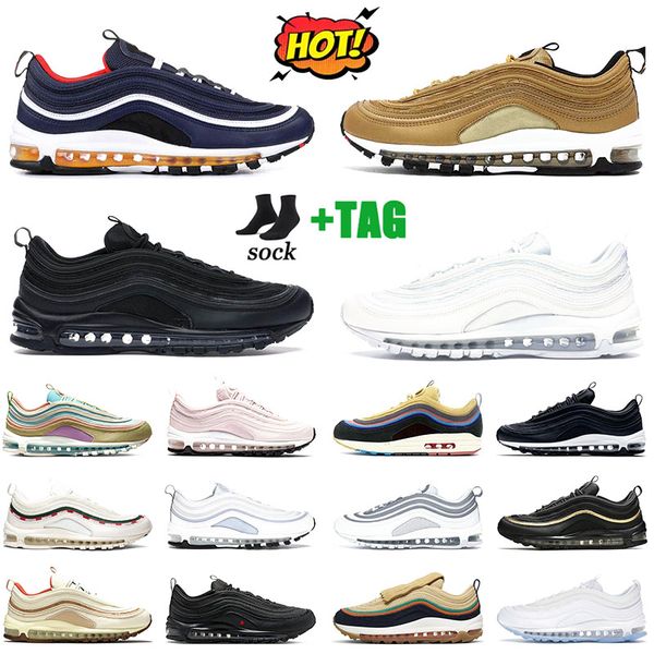 men outdoor shoes 97s metallic gold sports sneakers women midnight navy triple white black bullet sun club barely rose black white ghost sea
men outdoor shoes 97s metallic gold sports sneakers women midnight navy triple white black bullet sun club barely rose black white ghost sea