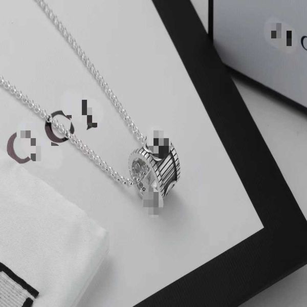 factory wholesale 2023 new luxury fashion jewelry for classic double gear pearl necklace made of old ins wind stripe ring valentine's g, Silver
factory wholesale 2023 new luxury fashion jewelry for classic double gear pearl necklace made of old ins wind stripe ring valentine's g, Silver