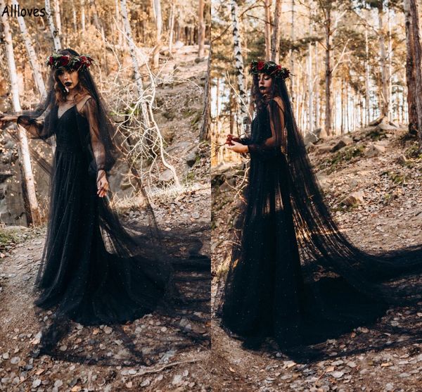 gothic black hippie country a line wedding dresses for women sheer neck long sleeve bridal gowns vestidos tulle sweep train bride second rec, White
gothic black hippie country a line wedding dresses for women sheer neck long sleeve bridal gowns vestidos tulle sweep train bride second rec, White