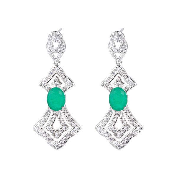 natural grandmother dangle & chandelier drop-shaped pendant earrings are suitable for women's aggregation jewelry, Silver
natural grandmother dangle & chandelier drop-shaped pendant earrings are suitable for women's aggregation jewelry, Silver