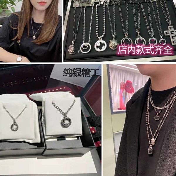designer luxury jewelry necklace made old male and female elf key sterling silver couple gift interlocking clavicle sweater chain
designer luxury jewelry necklace made old male and female elf key sterling silver couple gift interlocking clavicle sweater chain