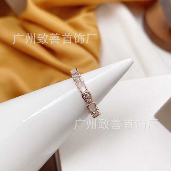 id0s designer originalhigh-version baojia snake bone ring women's new white fritillary 18k rose gold couple, Silver
id0s designer originalhigh-version baojia snake bone ring women's new white fritillary 18k rose gold couple, Silver