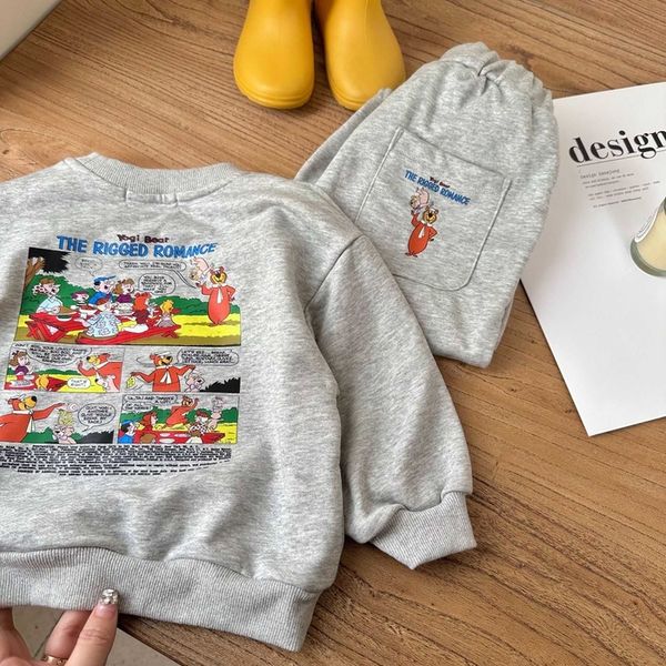 chil1en's suit 2023 squinting spring new line boys and girls cartoon print suit baby sweater two-piece suit, Blue
chil1en's suit 2023 squinting spring new line boys and girls cartoon print suit baby sweater two-piece suit, Blue