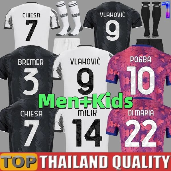 22 23 di maria milik soccer jersey vlahovic pogba danilo kean locatelli chiesa arthur bonucci cuadrado football t shirt men kids kit camiset, Black;yellow
22 23 di maria milik soccer jersey vlahovic pogba danilo kean locatelli chiesa arthur bonucci cuadrado football t shirt men kids kit camiset, Black;yellow