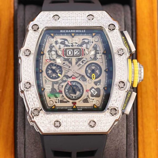 luxury automatic mechanical watch richa milles rm11-03 men's full diamond mens sport brand es
luxury automatic mechanical watch richa milles rm11-03 men's full diamond mens sport brand es