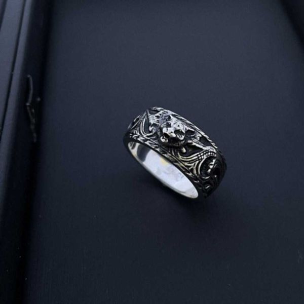 95% off 2023 new luxury fashion jewelry for silver antique twelve zodiac tiger head ring personalized unisex