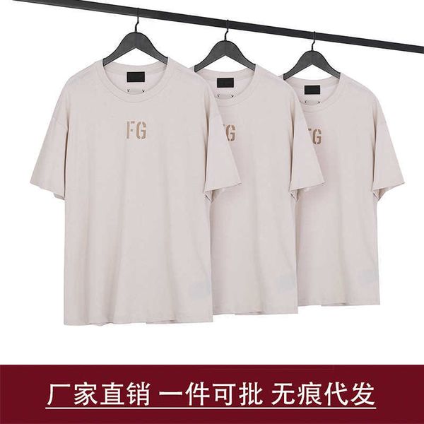 fair of god season 7 chest fg flocking letters cement grey short sleeve fog high street t-shirt fashion, Black;white
fair of god season 7 chest fg flocking letters cement grey short sleeve fog high street t-shirt fashion, Black;white