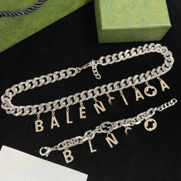 20% off 2023 new luxury fashion jewelry for thick twisted piece chain double rhinestone necklace bracelet brass material design, Silver
20% off 2023 new luxury fashion jewelry for thick twisted piece chain double rhinestone necklace bracelet brass material design, Silver