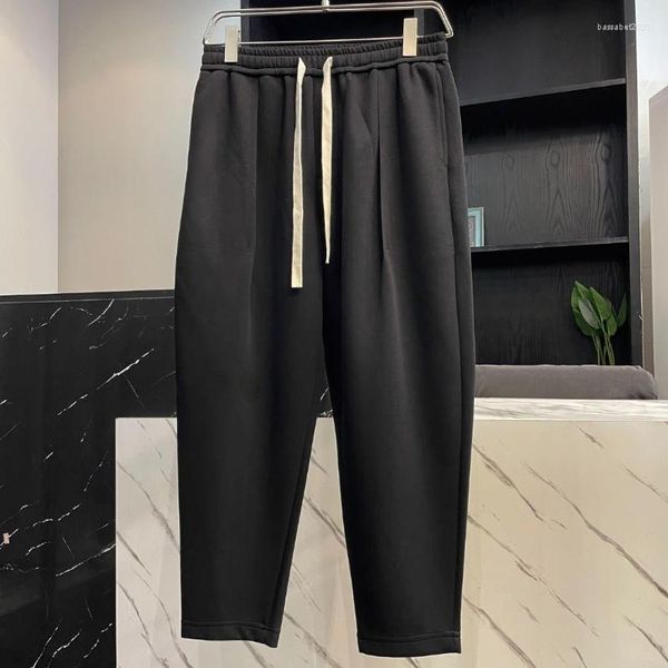 men's pants pleated straight sweatpants men women high street oversize casual trousers solid versatile comfort jogger i5iq, Black
men's pants pleated straight sweatpants men women high street oversize casual trousers solid versatile comfort jogger i5iq, Black