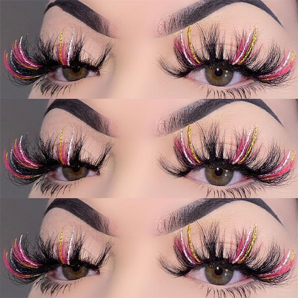 wholesale 5d glitter colored mink lashes box package manga lashes bulk makeup fluffy colorful fake eyelashes extension supplies
wholesale 5d glitter colored mink lashes box package manga lashes bulk makeup fluffy colorful fake eyelashes extension supplies