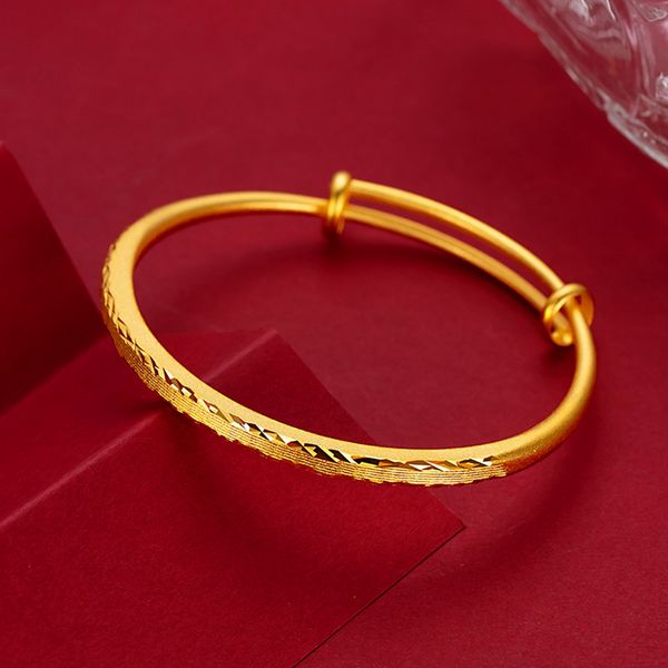 women bangle bracelet solid adjust real 18k yellow gold filled wedding party lady perfect jewelry gift, Black
women bangle bracelet solid adjust real 18k yellow gold filled wedding party lady perfect jewelry gift, Black