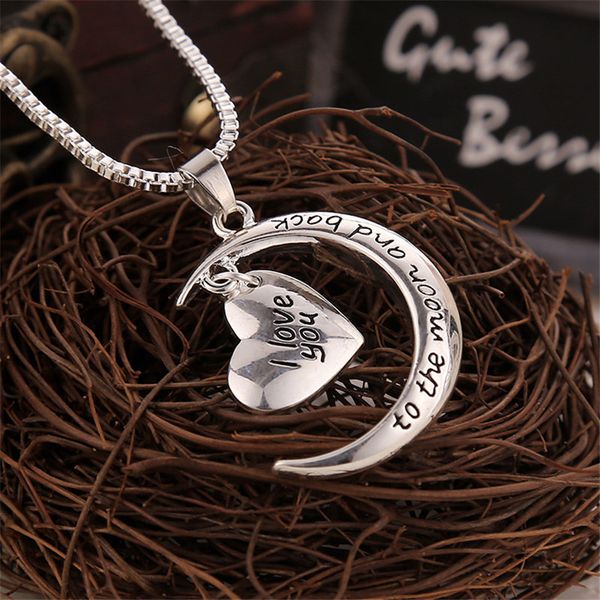 i love you lovers letters moon necklace designer woman mens necklace south american heart pendant silver chain man necklaces fashion jewelry
i love you lovers letters moon necklace designer woman mens necklace south american heart pendant silver chain man necklaces fashion jewelry