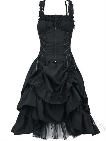 casual dresses new vintage elegant lace up goth retro party dresses women gothic punk dress y2k long flare sleeve black mesh sawing dress z0, Black;gray
casual dresses new vintage elegant lace up goth retro party dresses women gothic punk dress y2k long flare sleeve black mesh sawing dress z0, Black;gray