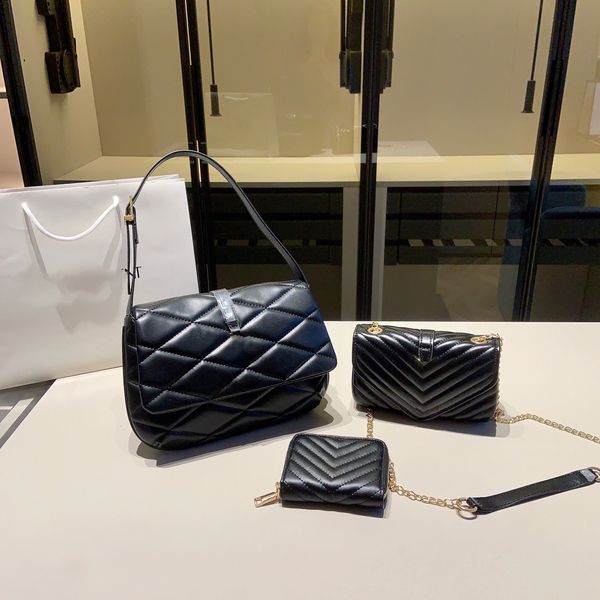 underarm satchel, chain bag, wallet, 3-piece combination, original hardware, original fabric, leather fabric wholesale
underarm satchel, chain bag, wallet, 3-piece combination, original hardware, original fabric, leather fabric wholesale