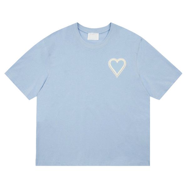 designers t shirts amis red women heart round neck tees 2023ss letters embroidery pullover loose tee couple high street cotton casual classi, White
designers t shirts amis red women heart round neck tees 2023ss letters embroidery pullover loose tee couple high street cotton casual classi, White