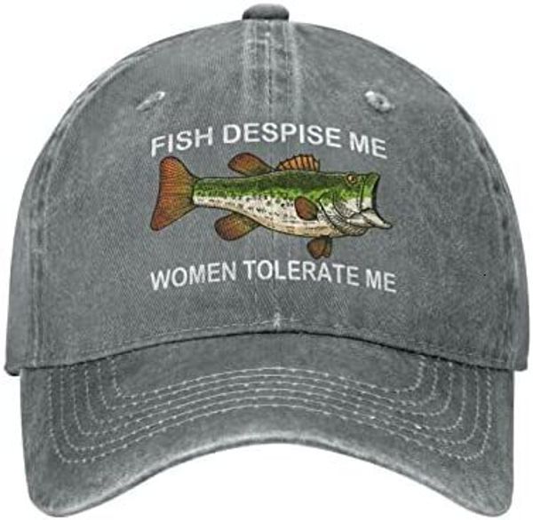 ball caps funny fishing cap fish despise me women tolerate me cap men baseball caps cool cap 230306, Blue;gray
ball caps funny fishing cap fish despise me women tolerate me cap men baseball caps cool cap 230306, Blue;gray