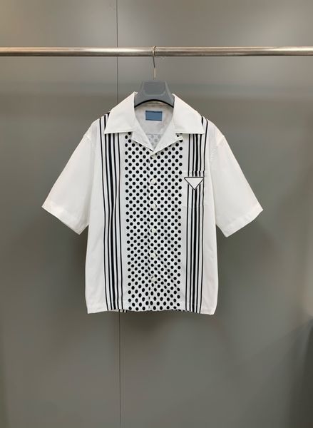 summer brand designer shirt fashion dot printing single breasted design us size loose version of luxury mens casual white shirt, White;black
summer brand designer shirt fashion dot printing single breasted design us size loose version of luxury mens casual white shirt, White;black