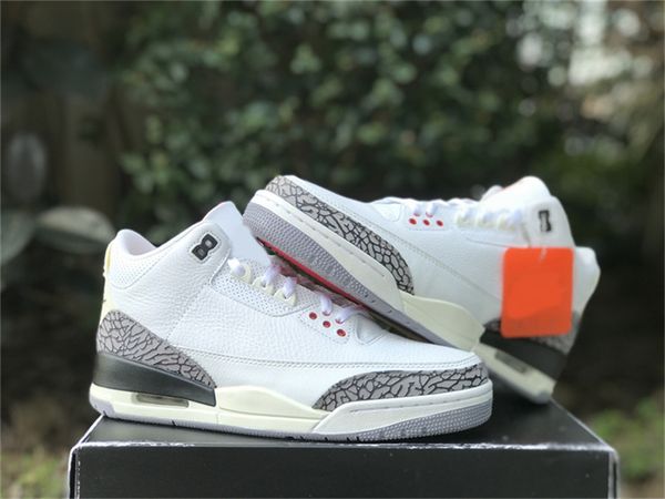 2023 release authentic 3 white cement reimagined shoes men summit white fire red black cement grey outdoor sports sneakers with original box
2023 release authentic 3 white cement reimagined shoes men summit white fire red black cement grey outdoor sports sneakers with original box