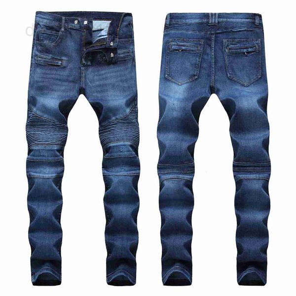 designer men's distressed ripped skinny jeans mens slim motorcycle moto biker causal denim pants hip hop men t10u, Blue
designer men's distressed ripped skinny jeans mens slim motorcycle moto biker causal denim pants hip hop men t10u, Blue