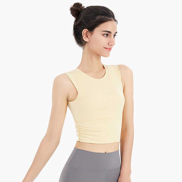 lu-30 women's yoga tank summer high waist show navel cord chest pad fitness sleeveless shirt skinny seamless sports tank top, White
lu-30 women's yoga tank summer high waist show navel cord chest pad fitness sleeveless shirt skinny seamless sports tank top, White