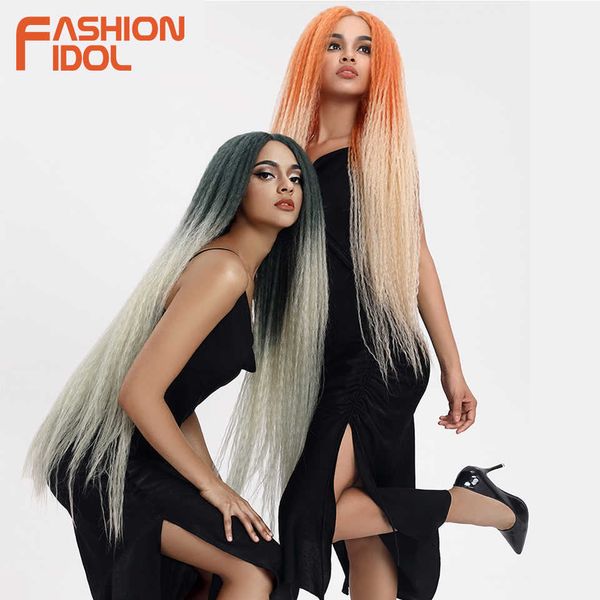 synthetic wigs fashion idol afro kinky straight hair weave long braided wig cosplay 38 inch lace s for black women ombre pink green 230227
synthetic wigs fashion idol afro kinky straight hair weave long braided wig cosplay 38 inch lace s for black women ombre pink green 230227