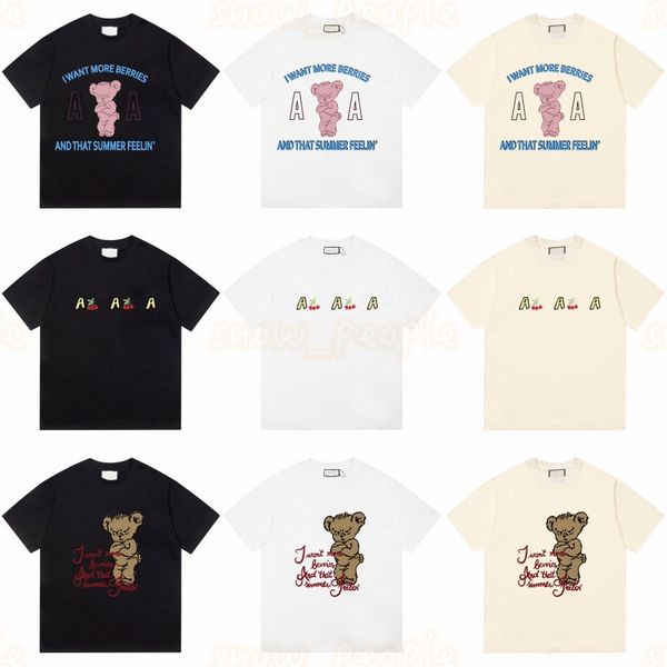 designer mens polos t shirt womens fashion cartoon printing t shirts couples short sleeve summer tees size xs, White;black
designer mens polos t shirt womens fashion cartoon printing t shirts couples short sleeve summer tees size xs, White;black