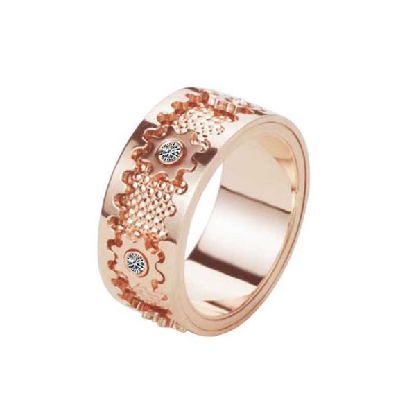 cluster rings zircon inlaid gear finger ring creative men and women fashion jewelry luxury rose gold silver color wedding party decor rings, Golden;silver
cluster rings zircon inlaid gear finger ring creative men and women fashion jewelry luxury rose gold silver color wedding party decor rings, Golden;silver
