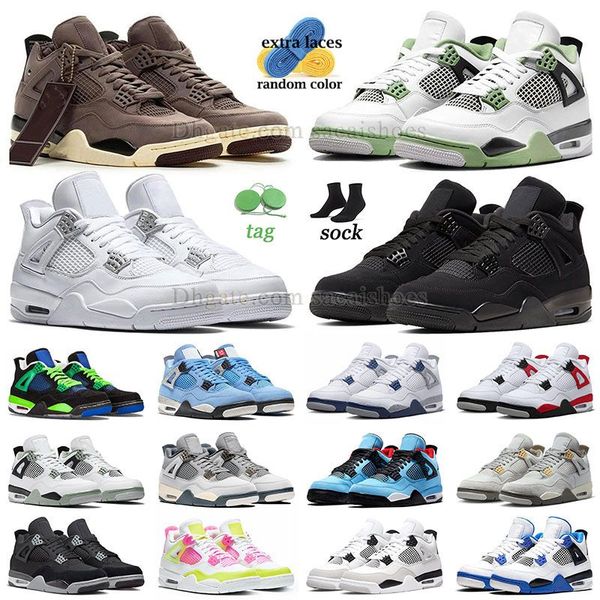 4s thunder jumpman 4 basketball shoes designer mens womens outdoor sneakers military black cat violet ore pure money midnight navy fire red
4s thunder jumpman 4 basketball shoes designer mens womens outdoor sneakers military black cat violet ore pure money midnight navy fire red