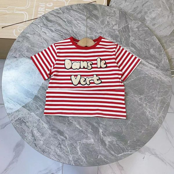 2023 summer new luxury kids t-shirts stripe letter print children boys girls short sleeve loose t-shirts, Blue
2023 summer new luxury kids t-shirts stripe letter print children boys girls short sleeve loose t-shirts, Blue