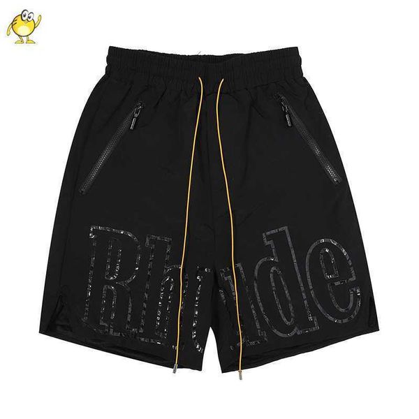 spring summer woman men's jogger simple casual zipper stretch pocket drawstring letter pattern black rhude shorts o32i 30q3, White;black
spring summer woman men's jogger simple casual zipper stretch pocket drawstring letter pattern black rhude shorts o32i 30q3, White;black