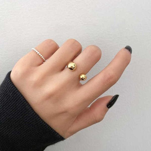 cluster rings cool open adjustable rings for women fashion small mini ball gold finger ring girls charms personality jewelry l230306, Golden;silver
cluster rings cool open adjustable rings for women fashion small mini ball gold finger ring girls charms personality jewelry l230306, Golden;silver