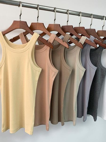 women's tanks camis nordic style casual women organic cotton tank thread solid slim women fashion vest/camis 230306, White
women's tanks camis nordic style casual women organic cotton tank thread solid slim women fashion vest/camis 230306, White