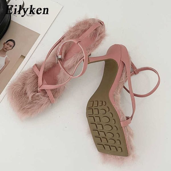 spring gladiator sandals high heels street females square toe clip-on faux fur buckle strap strappy women shoes 230306, Black
spring gladiator sandals high heels street females square toe clip-on faux fur buckle strap strappy women shoes 230306, Black