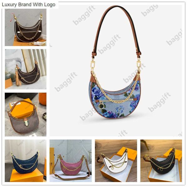 l bag handbags 22 autumn flowers painting loop bag croissant baguette half moon hobo chain shoulder cross body tote lady underarm handbag ci, Black
l bag handbags 22 autumn flowers painting loop bag croissant baguette half moon hobo chain shoulder cross body tote lady underarm handbag ci, Black
