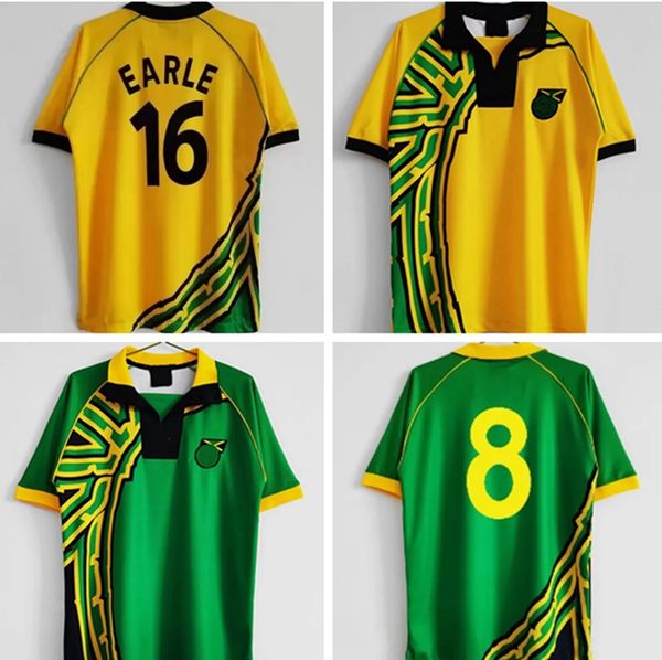 97/98 jamaicas retro soccer jerseys home reggae boyz gardner sinclair brown simpson cargill whitmore earle powell gayle williams 1998 footba, Black;yellow
97/98 jamaicas retro soccer jerseys home reggae boyz gardner sinclair brown simpson cargill whitmore earle powell gayle williams 1998 footba, Black;yellow