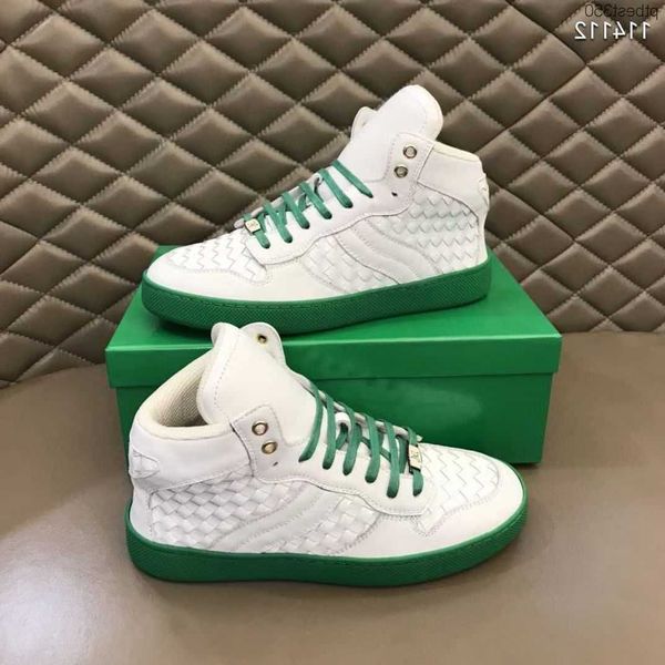 luxury designer 2023 new men's high-lace-up casual sneakers classic woven cowhide stitching flat sho 53jz, Black
luxury designer 2023 new men's high-lace-up casual sneakers classic woven cowhide stitching flat sho 53jz, Black