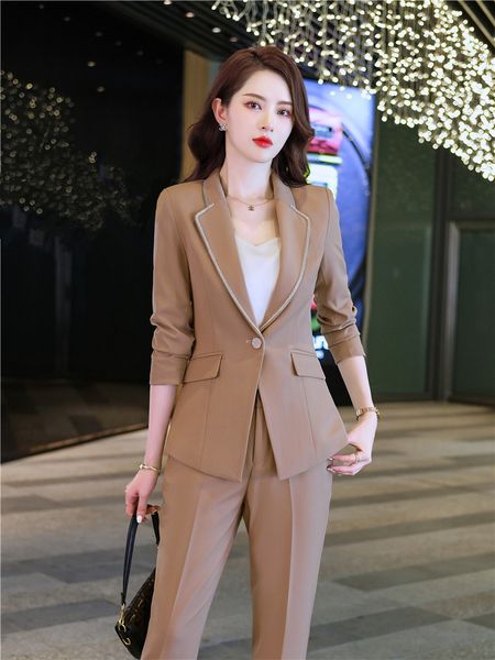 women's suits blazers blazer set of two fashion pieces for women elegant suit pants and jacket business outfits female suit fall winter, White;black
women's suits blazers blazer set of two fashion pieces for women elegant suit pants and jacket business outfits female suit fall winter, White;black