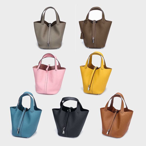 20217a brand fashion luxury women s designer colorful bag basket woman lock picotin head layer cowhide bucket package hand carry handbag cvn
20217a brand fashion luxury women s designer colorful bag basket woman lock picotin head layer cowhide bucket package hand carry handbag cvn