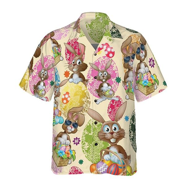 men's fashion casual easter summer shirt mens personality 3d digital printing coloured eggs rabbit printing short sleeve shirts, White;black
men's fashion casual easter summer shirt mens personality 3d digital printing coloured eggs rabbit printing short sleeve shirts, White;black