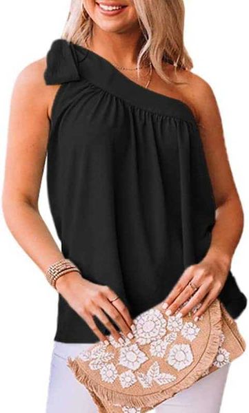 womens camisole spring smmer oblique shoulder solid tunic shirts tie knot loose tank bpyi, White
womens camisole spring smmer oblique shoulder solid tunic shirts tie knot loose tank bpyi, White