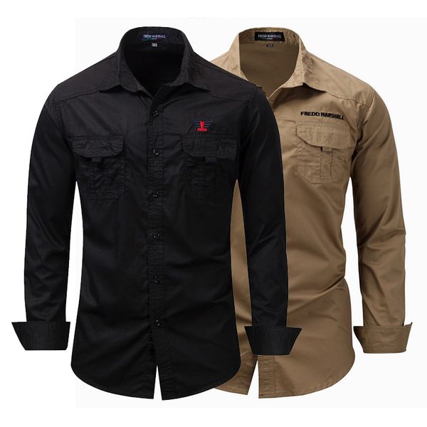 men's casual shirts men casual cotton shirts male solid long sleeve business shirt blouses stand collar work cargo shirts pocket homme, White;black
men's casual shirts men casual cotton shirts male solid long sleeve business shirt blouses stand collar work cargo shirts pocket homme, White;black