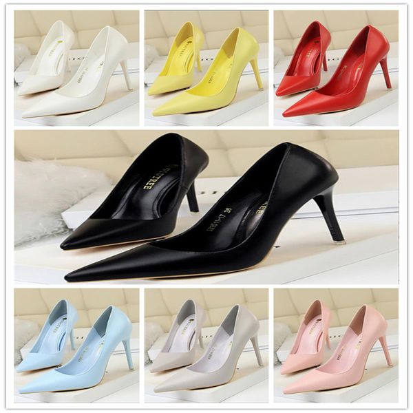 9511-17 korean fashion simple women's shoes slim high heels thin heels super high heels shallow pointed single shoes, Black
9511-17 korean fashion simple women's shoes slim high heels thin heels super high heels shallow pointed single shoes, Black