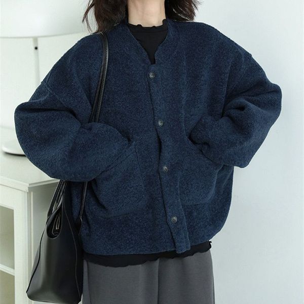 women's jackets vintage cardigan for women korean fashion fleece coat trend baggy long sleeve jacket autumn casual clothing 230306, Black;brown
women's jackets vintage cardigan for women korean fashion fleece coat trend baggy long sleeve jacket autumn casual clothing 230306, Black;brown