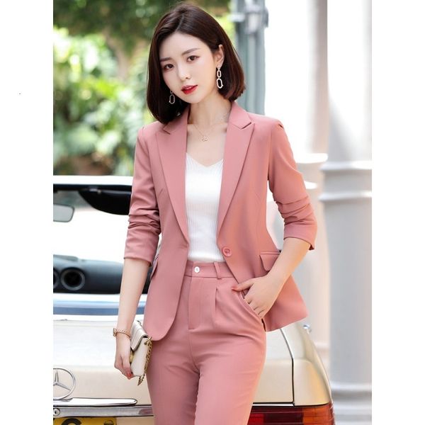 women's suits blazers pink suit women's spring and autumn business wear fashion temperament leisure slim-fitting suit long sleeve, White;black
women's suits blazers pink suit women's spring and autumn business wear fashion temperament leisure slim-fitting suit long sleeve, White;black