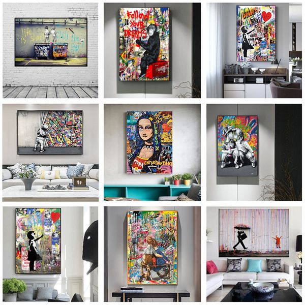 foreign trade street graffiti banksy oil painting, decorative painting, living room bedroom mural, canvas painting, hd inkjet painting core
foreign trade street graffiti banksy oil painting, decorative painting, living room bedroom mural, canvas painting, hd inkjet painting core