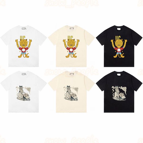 designer mens fashion brand t shirt womens fashion cat printing t shirts couples short sleeve summer tees size xs, White;black
designer mens fashion brand t shirt womens fashion cat printing t shirts couples short sleeve summer tees size xs, White;black