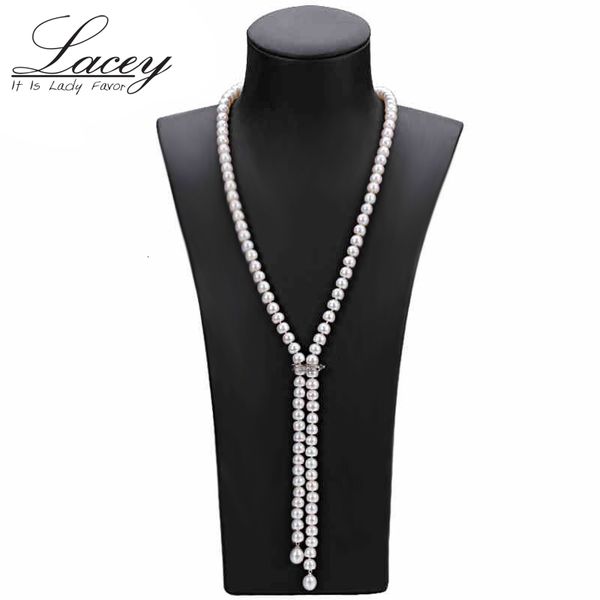 pendant necklaces cultured real long pearl necklace for women 100% genuine freshwater pearl necklace fashion jewelry gift cloth accessories, Silver
pendant necklaces cultured real long pearl necklace for women 100% genuine freshwater pearl necklace fashion jewelry gift cloth accessories, Silver