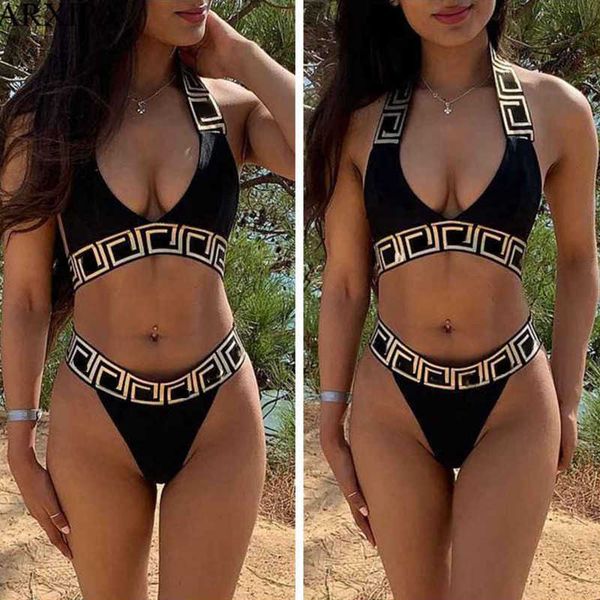 bikini sets for women bandage swimsuit crop swimwear thong bathing suit high cut beachwear solid print new bather 5923, White;black
bikini sets for women bandage swimsuit crop swimwear thong bathing suit high cut beachwear solid print new bather 5923, White;black