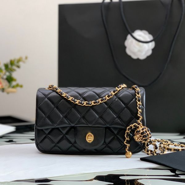 famous luxury bag 7a original quality genuine leather bead chain bag 20cm woman shoulder bag designer bags fashion handbag with box
famous luxury bag 7a original quality genuine leather bead chain bag 20cm woman shoulder bag designer bags fashion handbag with box